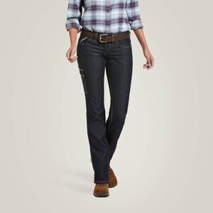 Ariat Rebar DuraStretch Raven Straight Leg Jean size 33